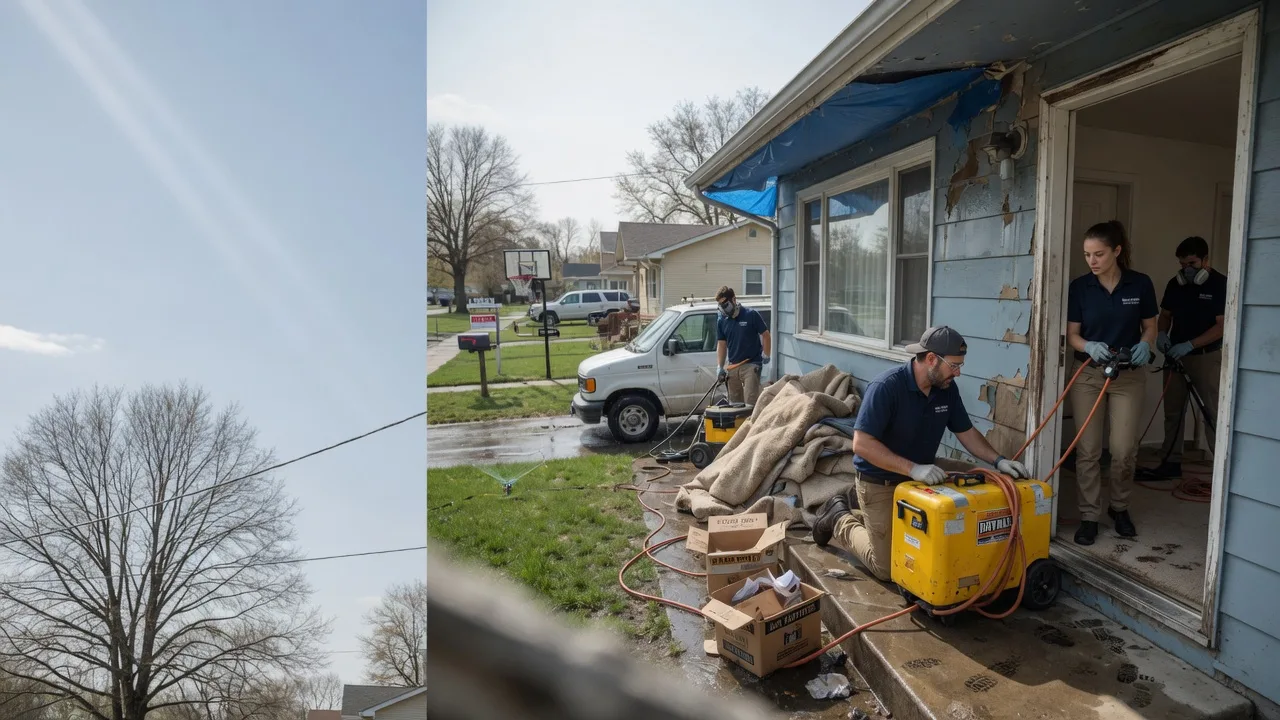 Basement Flood Cleanup in Wagner, SD near me